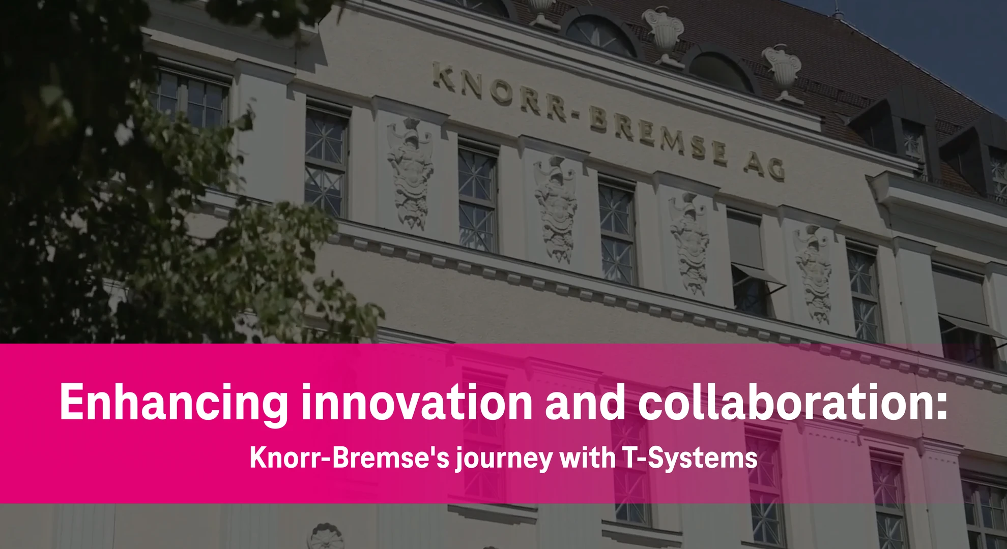 Enhancing innovation and collaboration: Knorr-Bremse's journey with T-Systems